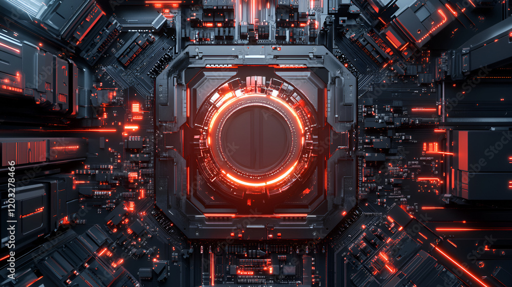 Digital interior building Hi tech Abstract data center server , Business technology blurred Polygonal geometric digital cyberpunk Digital interior building Hi tech Abstract data center server , Business technology blurred Polygonal geometric digital cyberpunk