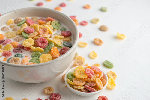 A rustic bowl overflowing with a vibrant medley of fresh vegetables and fragrant herbs, a wholesome vegetarian meal bursting with flavor