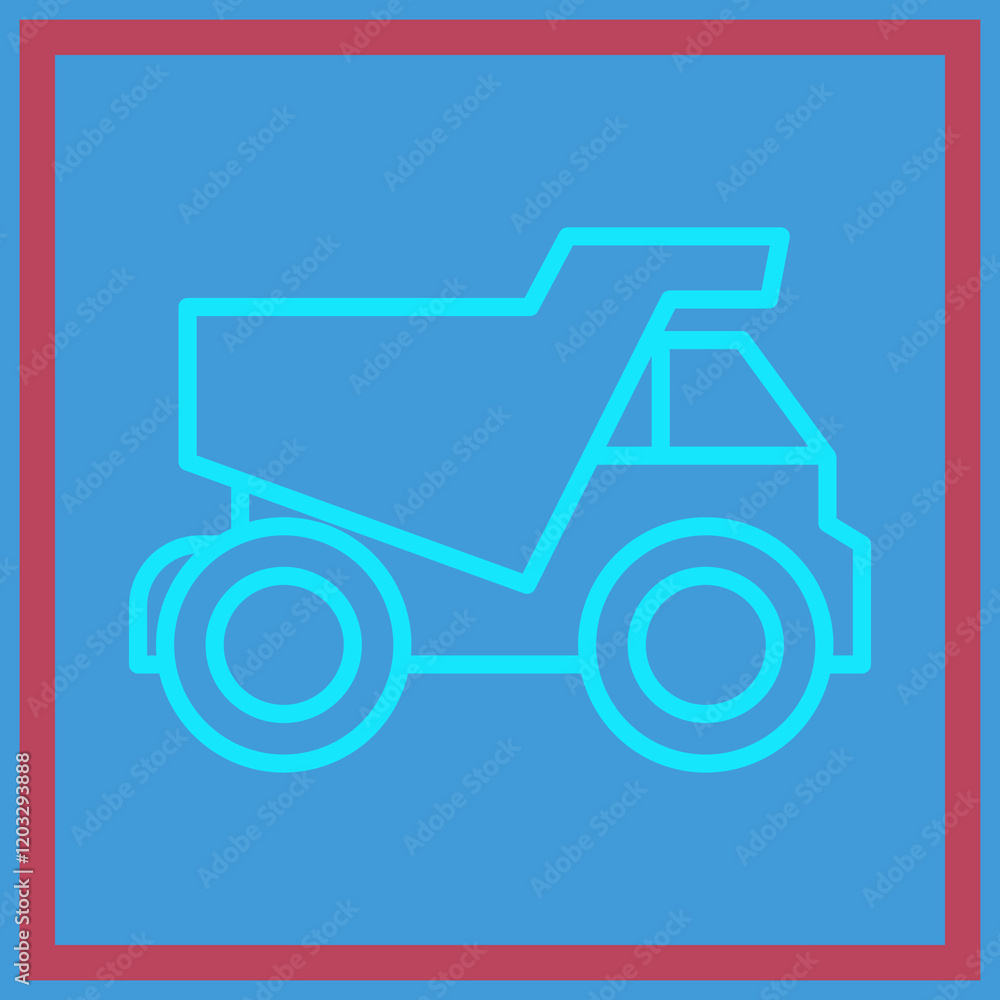 Mining Truck Icon Design Mining Truck Icon Design
