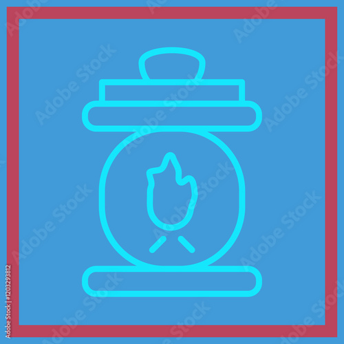 Smelting Furnace Icon Design