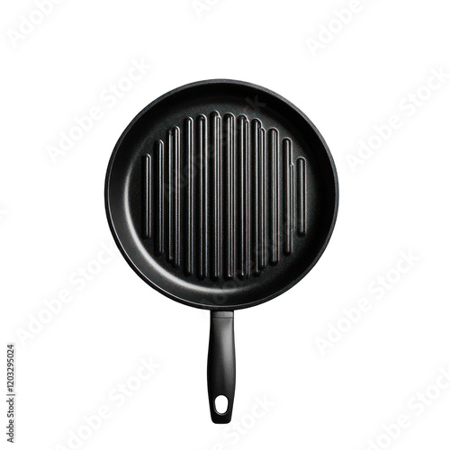 Grill pan isolated on transparent background