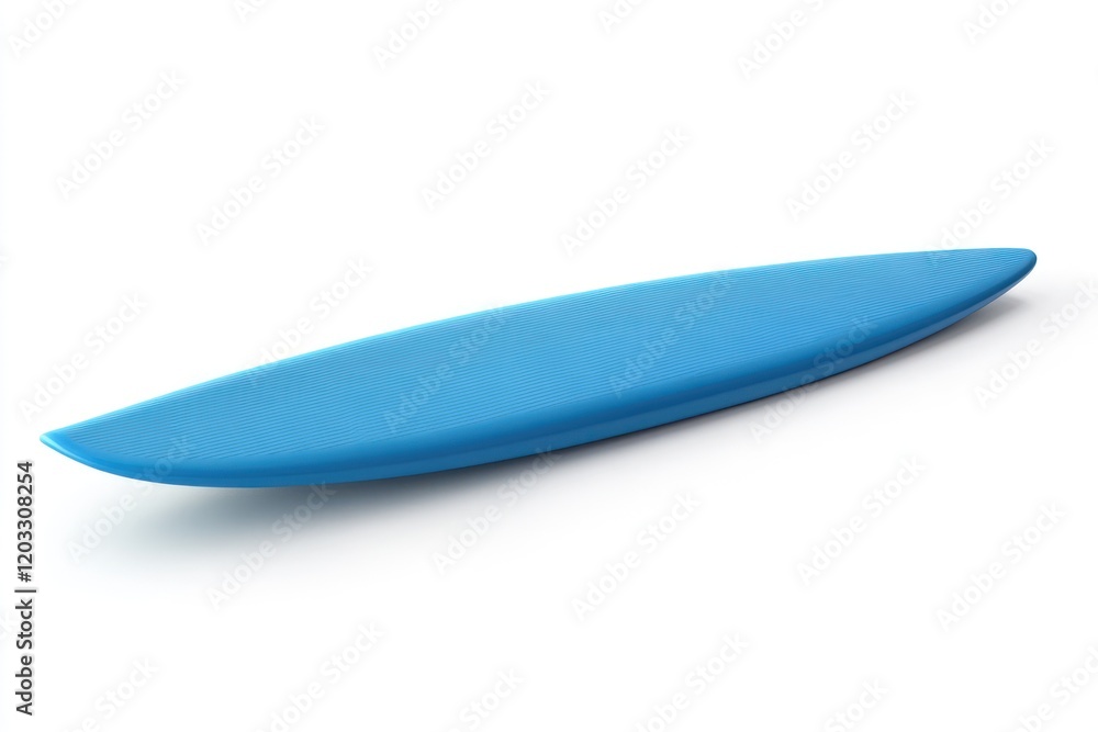 Blue surfboard studio shot, isolated on white, for website design Blue surfboard studio shot, isolated on white, for website design