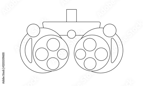 Phoropter ophthalmic testing device