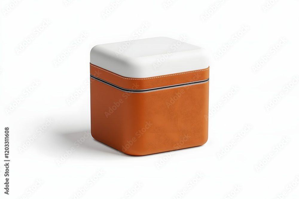 Modern Square Box Design, Stylish Leather Modern Square Box Design, Stylish Leather