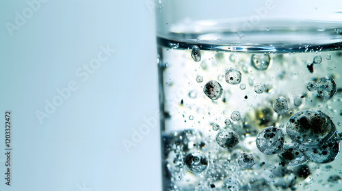 Wallpaper Mural Close-up of a glass of water with a faint greenish tint.
 Torontodigital.ca