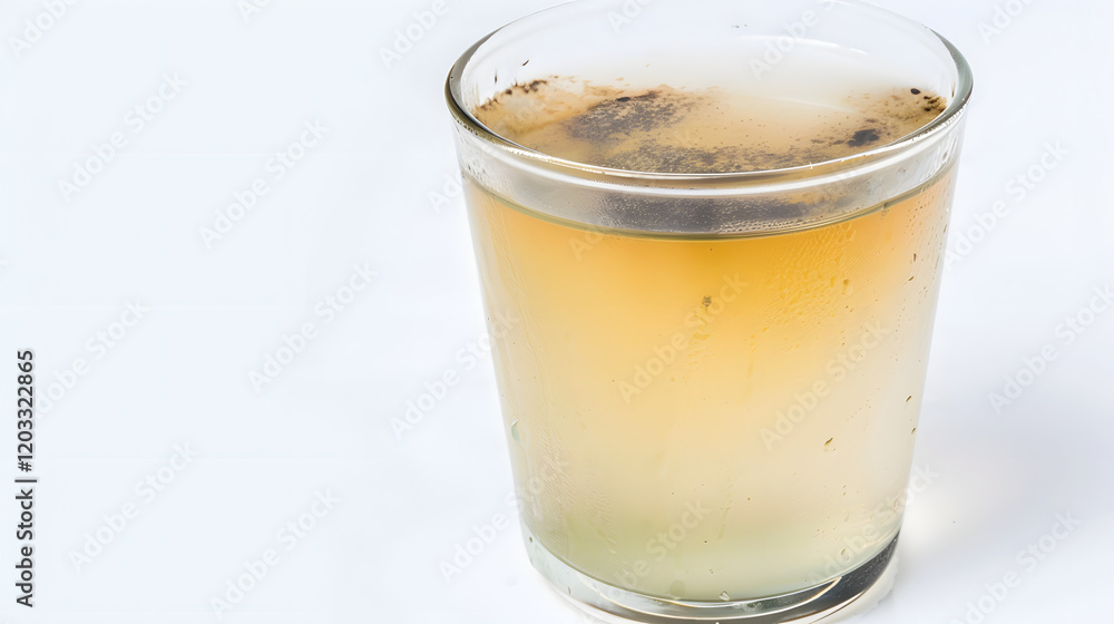 Close-up of a glass of water with a faint greenish tint.
Close-up of a glass of water with a faint greenish tint.