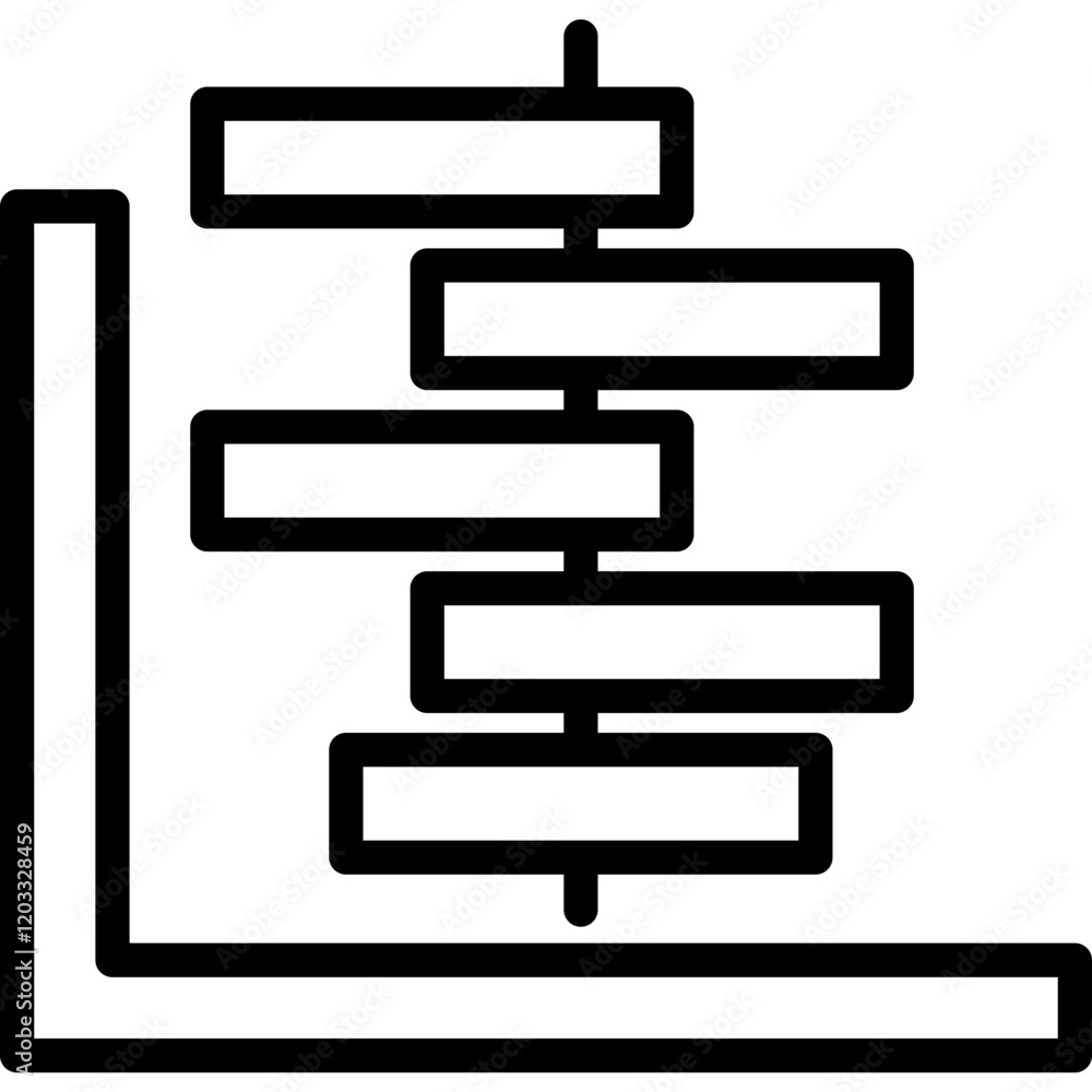 Gantt Chart Icon Gantt Chart Icon