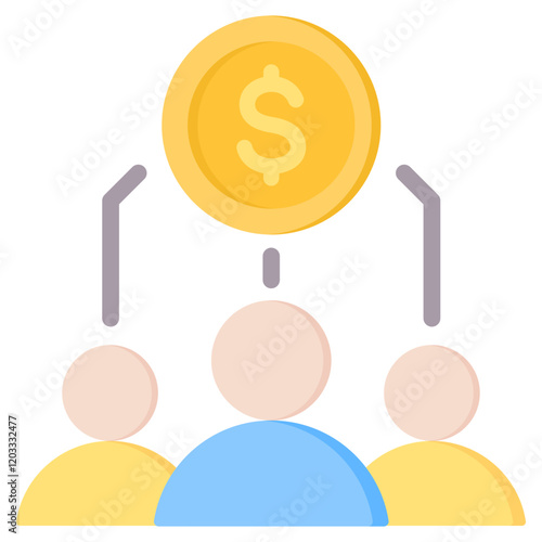 Sharing Economy Flat Icon