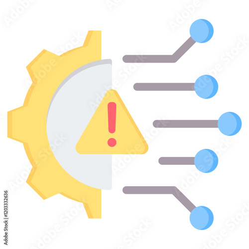 Disruptive Technology Flat Icon