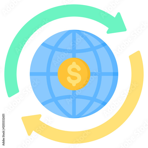 Globalization Flat Icon