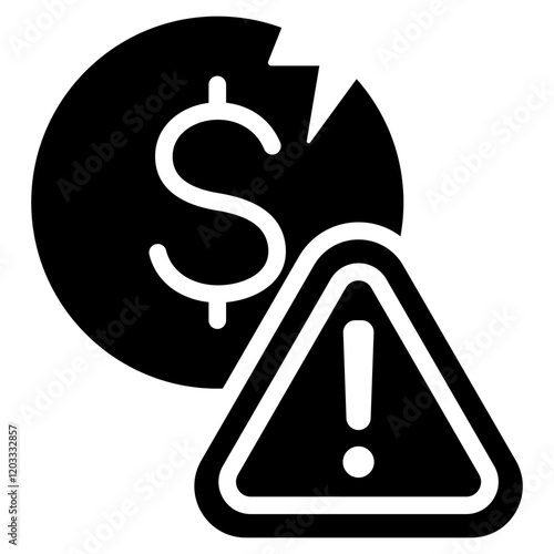 Business Disruption Glyph Icon
