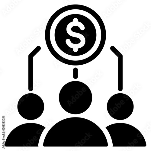 Sharing Economy Glyph Icon