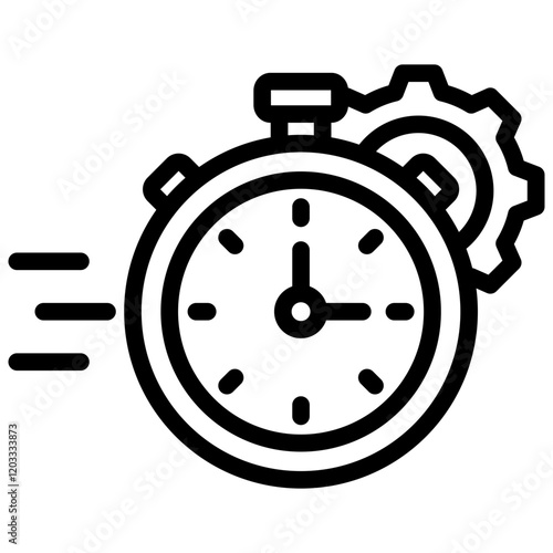 Deadline Outline Icon