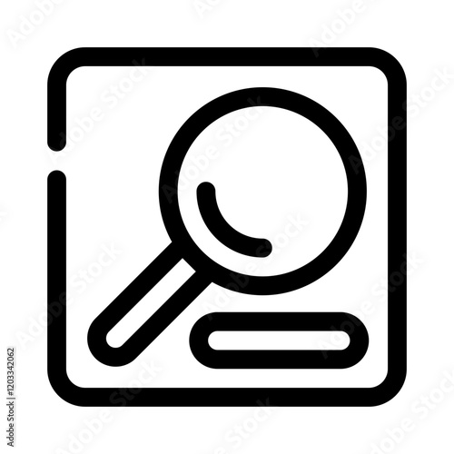 search line icon