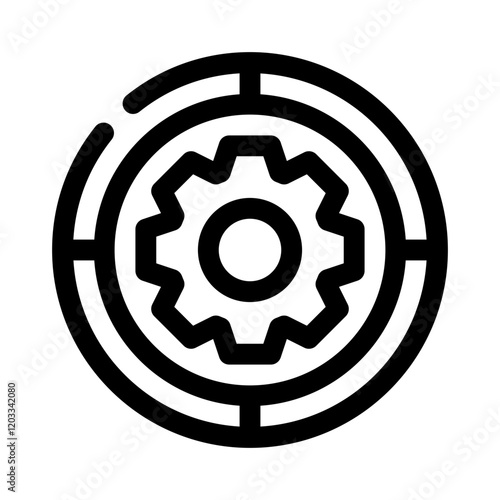 settings line icon