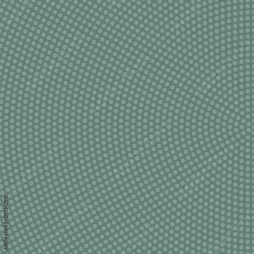 Geometrical halftone circle pattern background - abstract vector graphic from dots