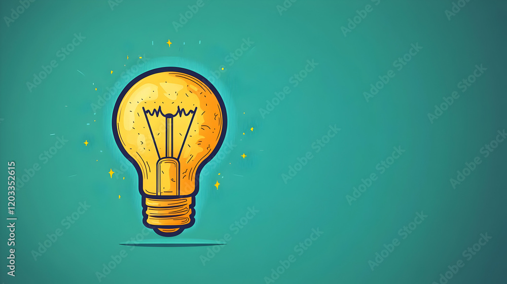 Glowing Pixel Art Lightbulb: A Symbol of Bright Ideas and Innovation Glowing Pixel Art Lightbulb: A Symbol of Bright Ideas and Innovation