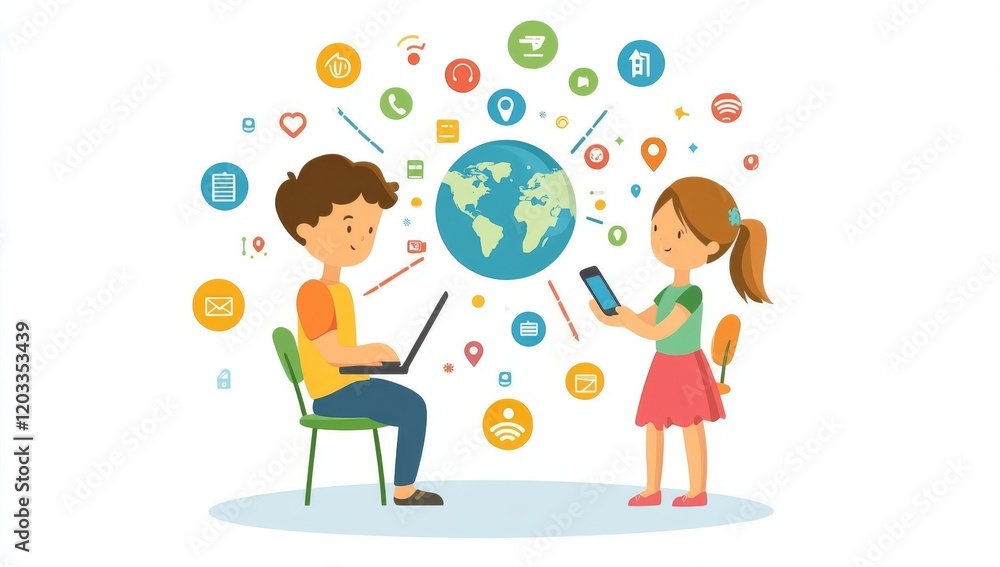 Global Communication: Children Connected Through Technology Global Communication: Children Connected Through Technology
