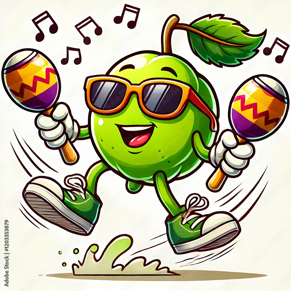 Obraz premium gooseberry character comic