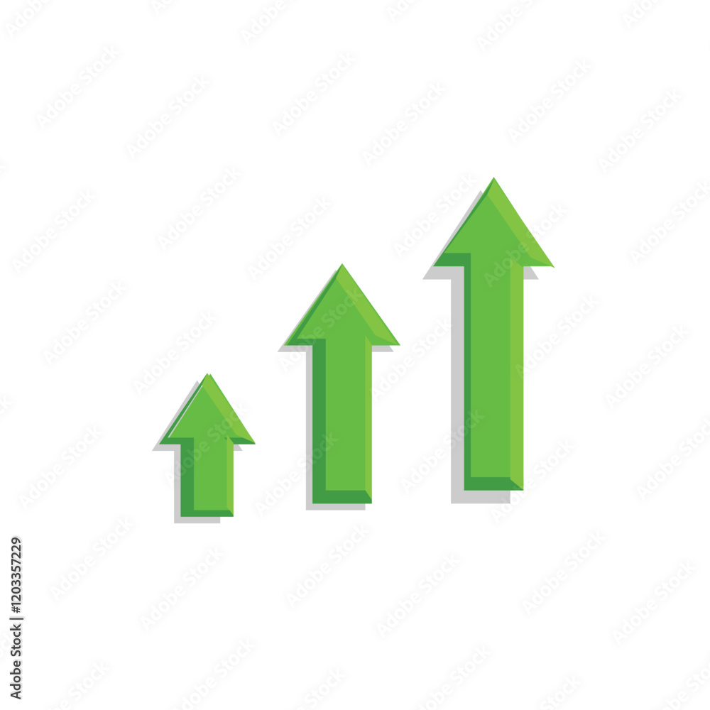 arrow icon. up arrow symbol on white background. has the effect of strengthening, rising, progressive, increasing. flat color design style. vector design template arrow icon. up arrow symbol on white background. has the effect of strengthening, rising, progressive, increasing. flat color design style. vector design template