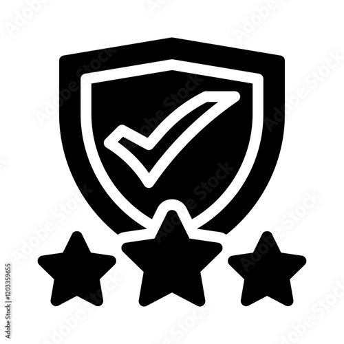 check star glyph icon