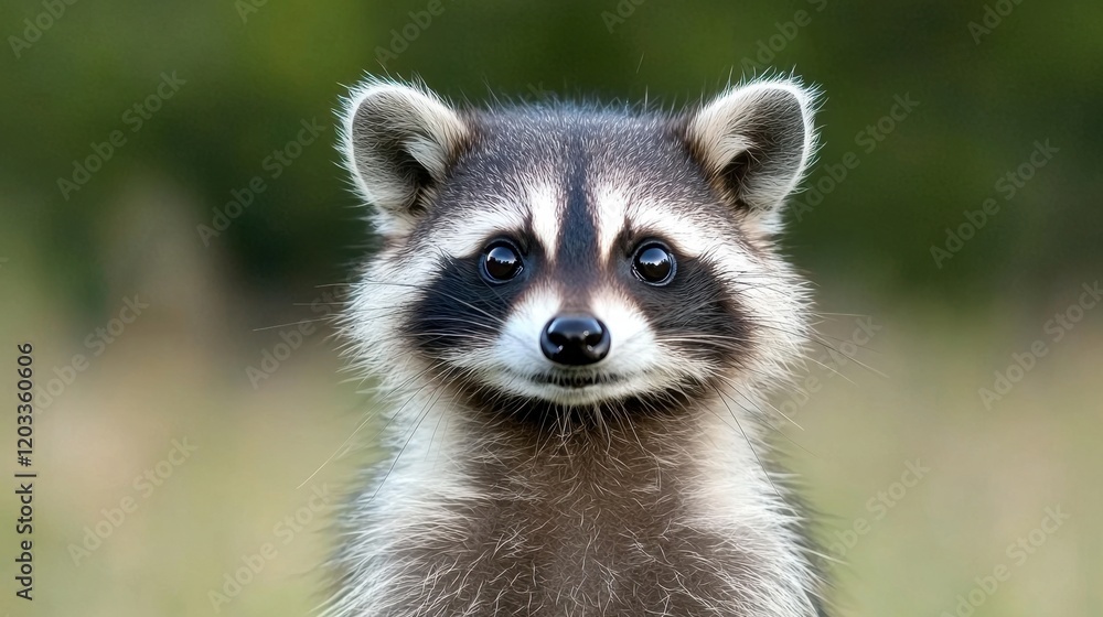 A close up of a raccoon looking at the camera A close up of a raccoon looking at the camera