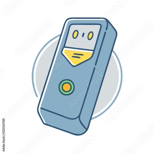stud finder icon, stud finder vector illustration-simple illustration of stud finder, perfect for stud finder logos and icons