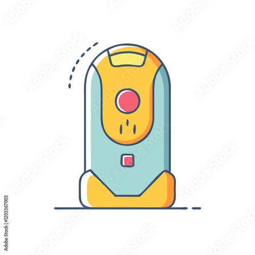 stud finder icon, stud finder vector illustration-simple illustration of stud finder, perfect for stud finder logos and icons