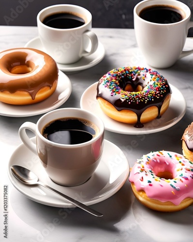 coffee and donuts