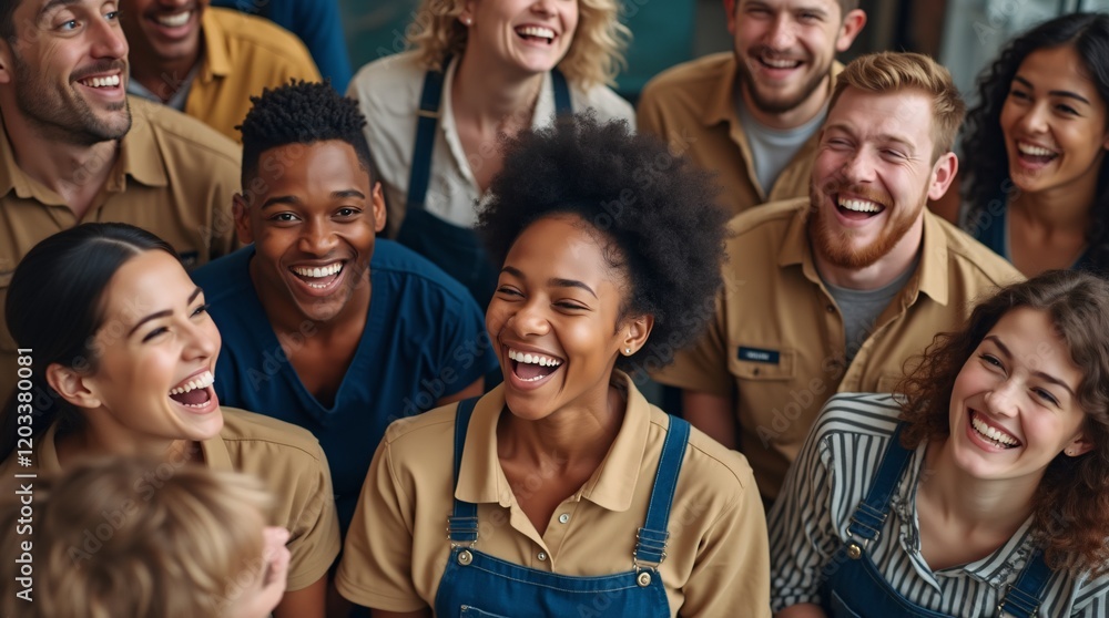 a vibrant group of diverse individuals, all smiling and laughing together in a joyful setting. The atmosphere is filled with positivity and camaraderie. a vibrant group of diverse individuals, all smiling and laughing together in a joyful setting. The atmosphere is filled with positivity and camaraderie.