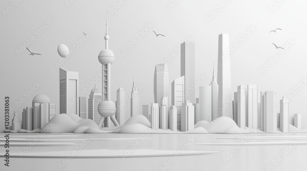 Obraz premium abstract architecture background