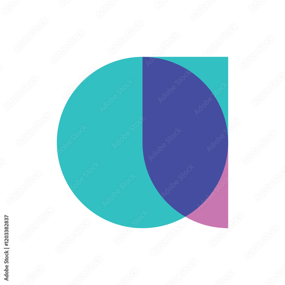 Simple flat abstract shape icons. Simple flat abstract shape icons.