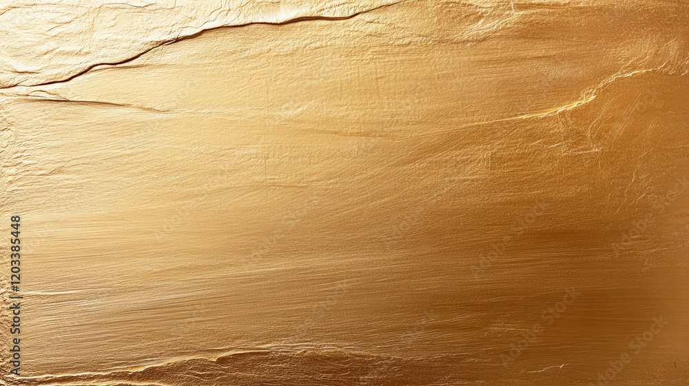 Fototapeta premium Gold textured background with smooth and detailed metallic surface design