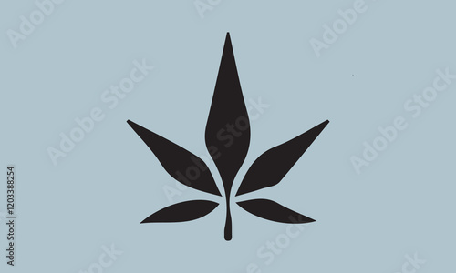 Sativa and indica  Silhouette  illustration Vector Art on White Background, Calligraphy t shirt design, card, flyer, Hand drawn lettering phrase, svg Files for Cutting Cricut and Silhouette, EPS 10
