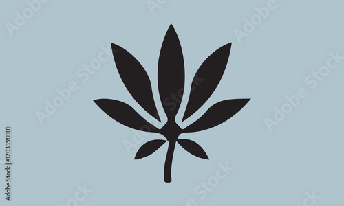 Sativa and indica Silhouette illustration Vector Art on White Background, Calligraphy t shirt design, card, flyer, Hand drawn lettering phrase, svg Files for Cutting Cricut and Silhouette, EPS 10