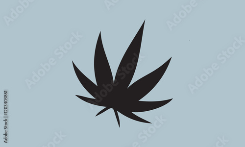 Sativa and indica Silhouette illustration Vector Art on White Background, Calligraphy t shirt design, card, flyer, Hand drawn lettering phrase, svg Files for Cutting Cricut and Silhouette, EPS 10