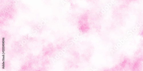 Pink backgrounds watercolor vintage grunge texture, Soft and cloudy watercolor stain of pink paint texture, brush painted watercolor abstract painting background, fresh and blurry pink cloud sky.