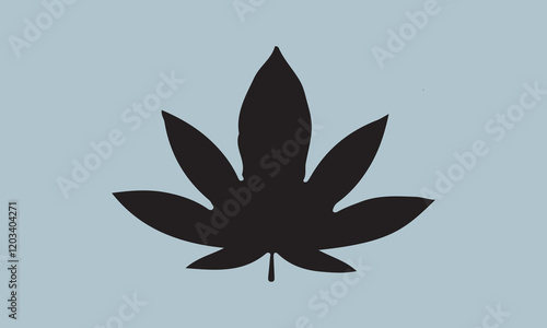 Sativa and indica Silhouette illustration Vector Art on White Background, Calligraphy t shirt design, card, flyer, Hand drawn lettering phrase, svg Files for Cutting Cricut and Silhouette, EPS 10