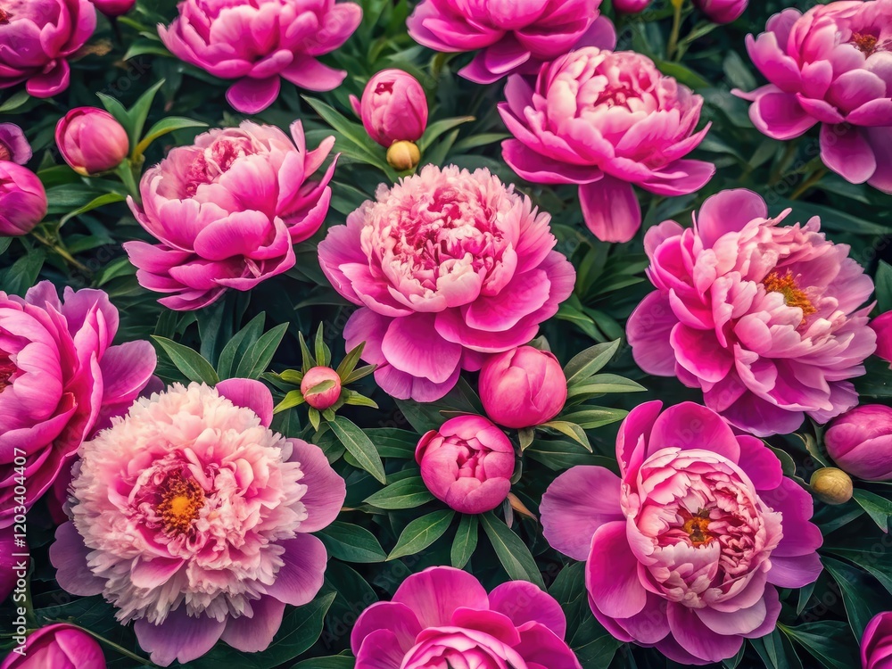 Soaring pink peony, aerial view. Light pink backdrop, ample space for your text. Elegant floral design. Soaring pink peony, aerial view. Light pink backdrop, ample space for your text. Elegant floral design.