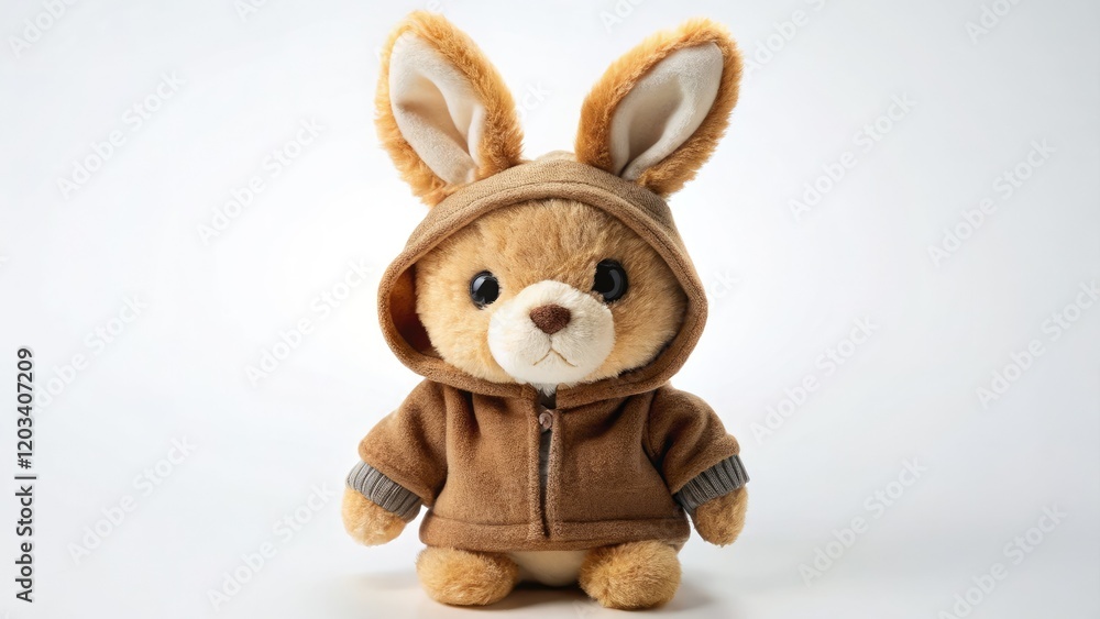Sweet brown bunny snuggle pal! Plush toy, perfectly photographed. Irresistible charm for all ages. Sweet brown bunny snuggle pal! Plush toy, perfectly photographed. Irresistible charm for all ages.