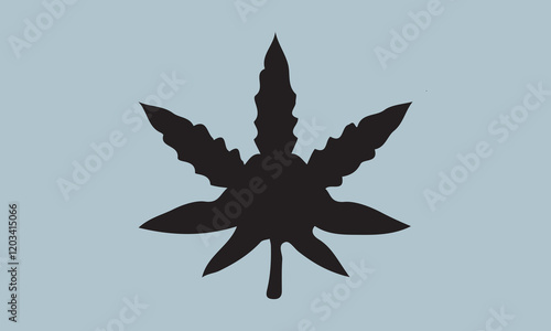 Sativa and indica Silhouette illustration Vector Art on White Background, Calligraphy t shirt design, card, flyer, Hand drawn lettering phrase, svg Files for Cutting Cricut and Silhouette, EPS 10
