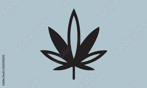 Sativa and indica Silhouette illustration Vector Art on White Background, Calligraphy t shirt design, card, flyer, Hand drawn lettering phrase, svg Files for Cutting Cricut and Silhouette, EPS 10