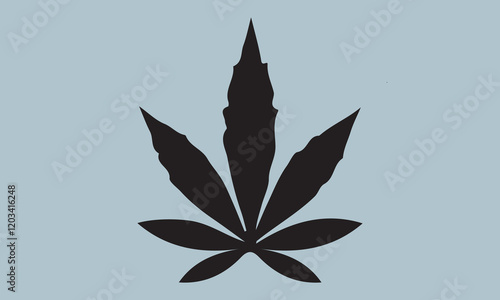 Sativa and indica Silhouette illustration Vector Art on White Background, Calligraphy t shirt design, card, flyer, Hand drawn lettering phrase, svg Files for Cutting Cricut and Silhouette, EPS 10