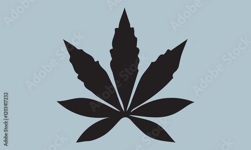 Sativa and indica Silhouette illustration Vector Art on White Background, Calligraphy t shirt design, card, flyer, Hand drawn lettering phrase, svg Files for Cutting Cricut and Silhouette, EPS 10