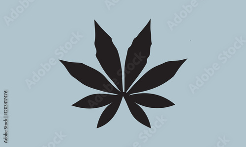 Sativa and indica Silhouette illustration Vector Art on White Background, Calligraphy t shirt design, card, flyer, Hand drawn lettering phrase, svg Files for Cutting Cricut and Silhouette, EPS 10