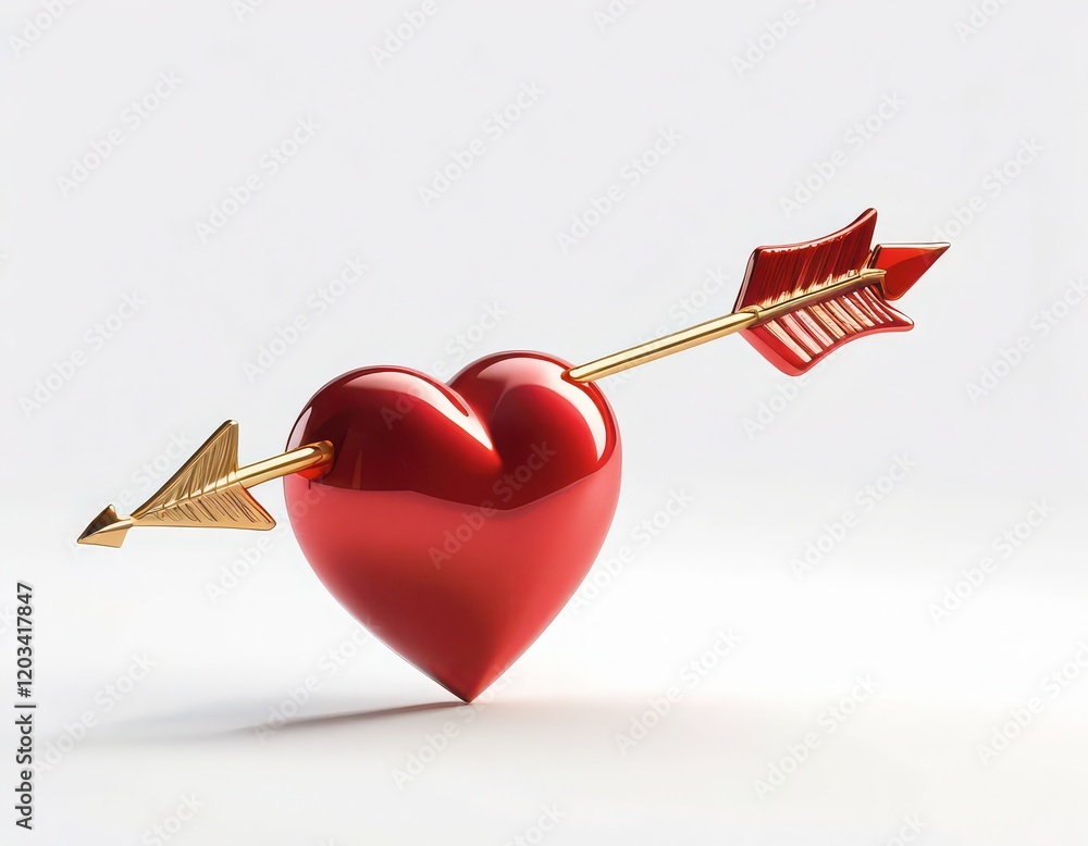 3d heart red love symbol. Realistic Valentine's Day elements collection isolated on a transparent background 3d heart red love symbol. Realistic Valentine's Day elements collection isolated on a transparent background