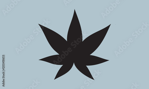 Sativa and indica Silhouette illustration Vector Art on White Background, Calligraphy t shirt design, card, flyer, Hand drawn lettering phrase, svg Files for Cutting Cricut and Silhouette, EPS 10