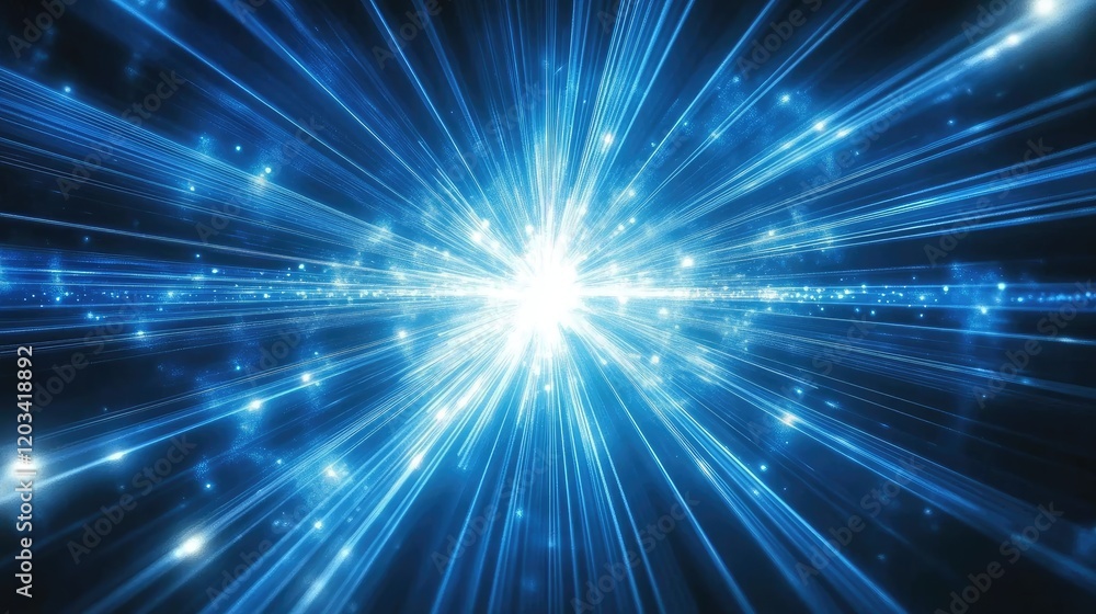 A high-tech background with glowing blue grid lines and light bursts, offering space for creative text. A high-tech background with glowing blue grid lines and light bursts, offering space for creative text.