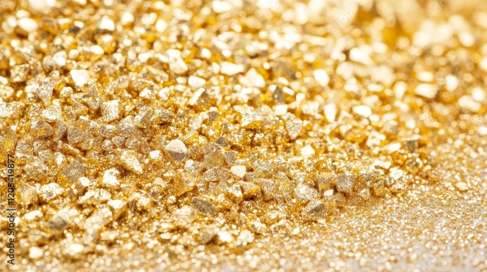 Glittering Gold Nuggets Texture Background Image Glittering Gold Nuggets Texture Background Image