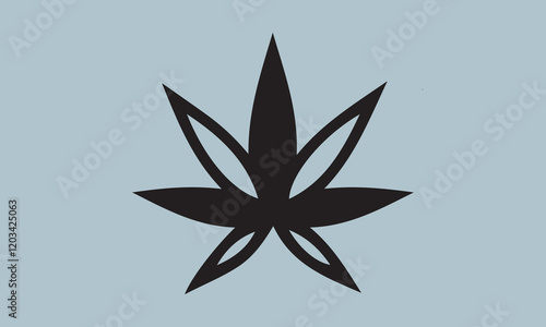 Sativa and indica Silhouette illustration Vector Art on White Background, Calligraphy t shirt design, card, flyer, Hand drawn lettering phrase, svg Files for Cutting Cricut and Silhouette, EPS 10